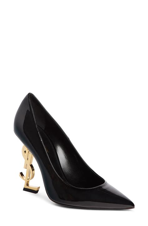 saint laurent opium ysl patent leather point toe pumps|Saint Laurent 110mm opyum pump.